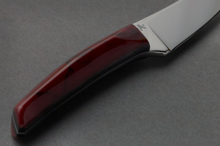 50 mm Stainless Steel Drop Point - TruStone, handle close-up