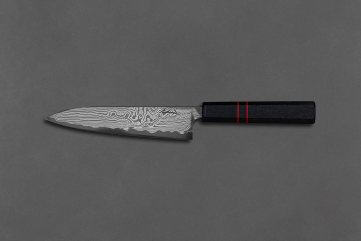 165 mm Damascus Utility - Bog Oak