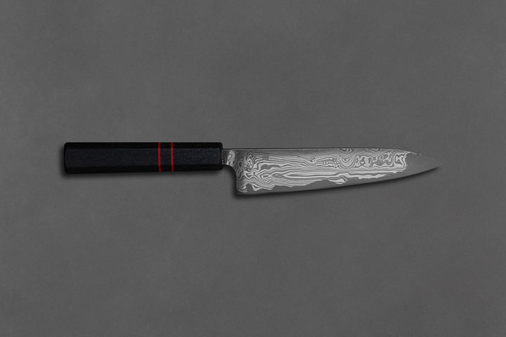 165 mm Damascus Utility - Bog Oak