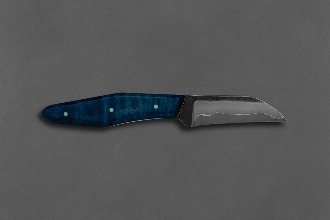 75 mm San Mai Forager - Dyed Maple