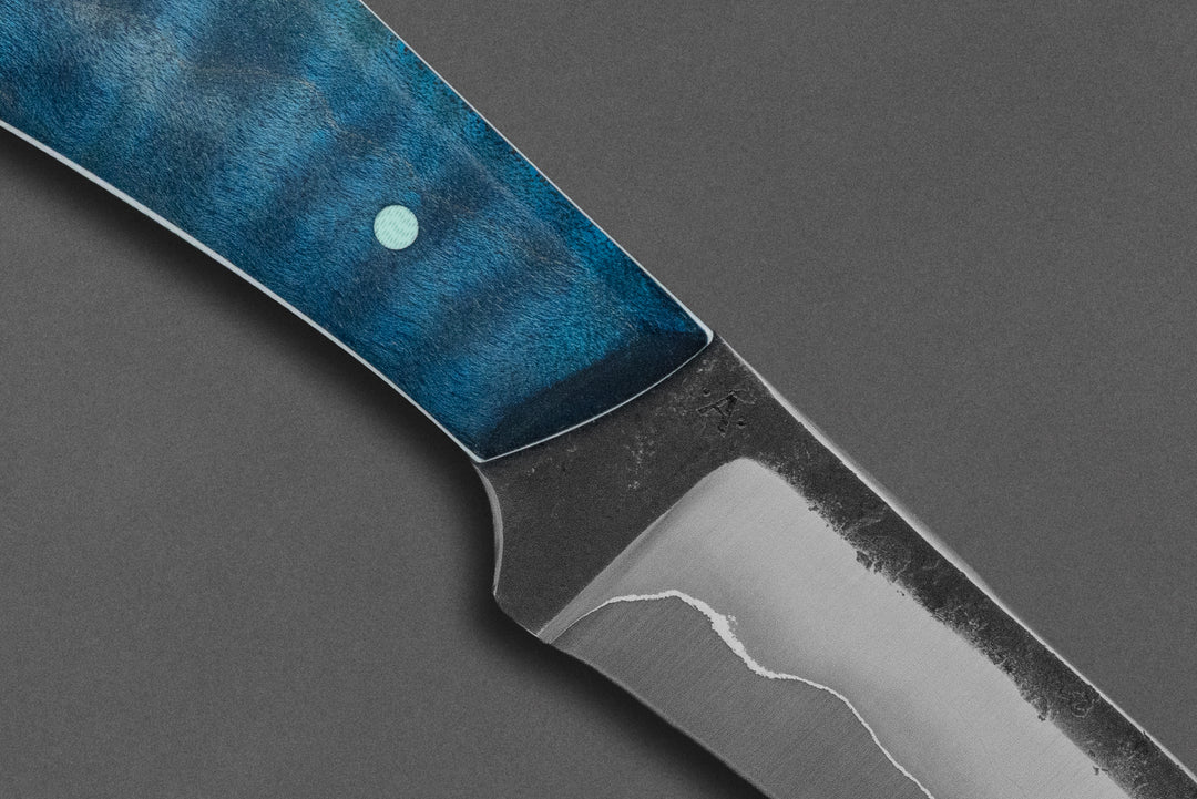 75 mm San Mai Forager - Dyed Maple