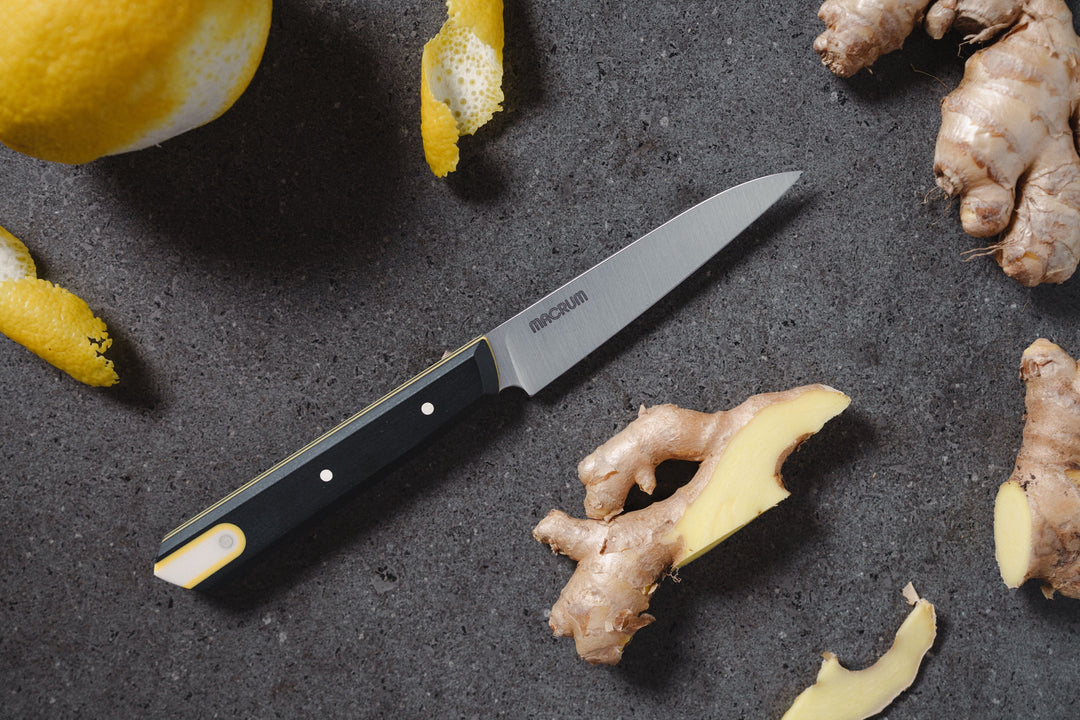 92 mm Tilikum Paring with fresh ginger and lemon peel