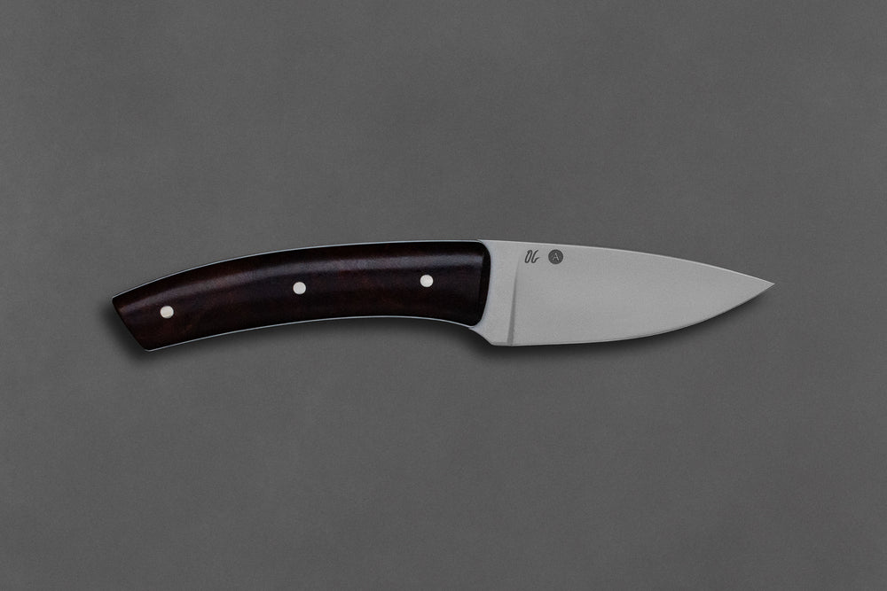75 mm Stainless Steel Drop Point - Desert Ironwood