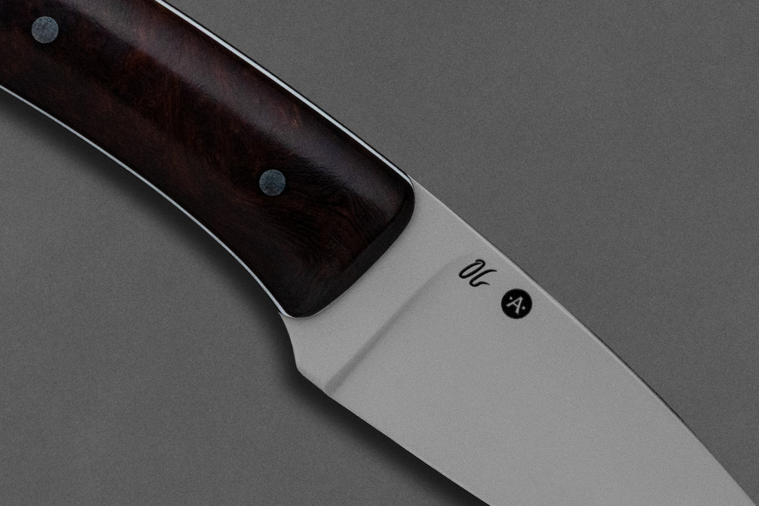 75 mm Stainless Steel Drop Point - Desert Ironwood