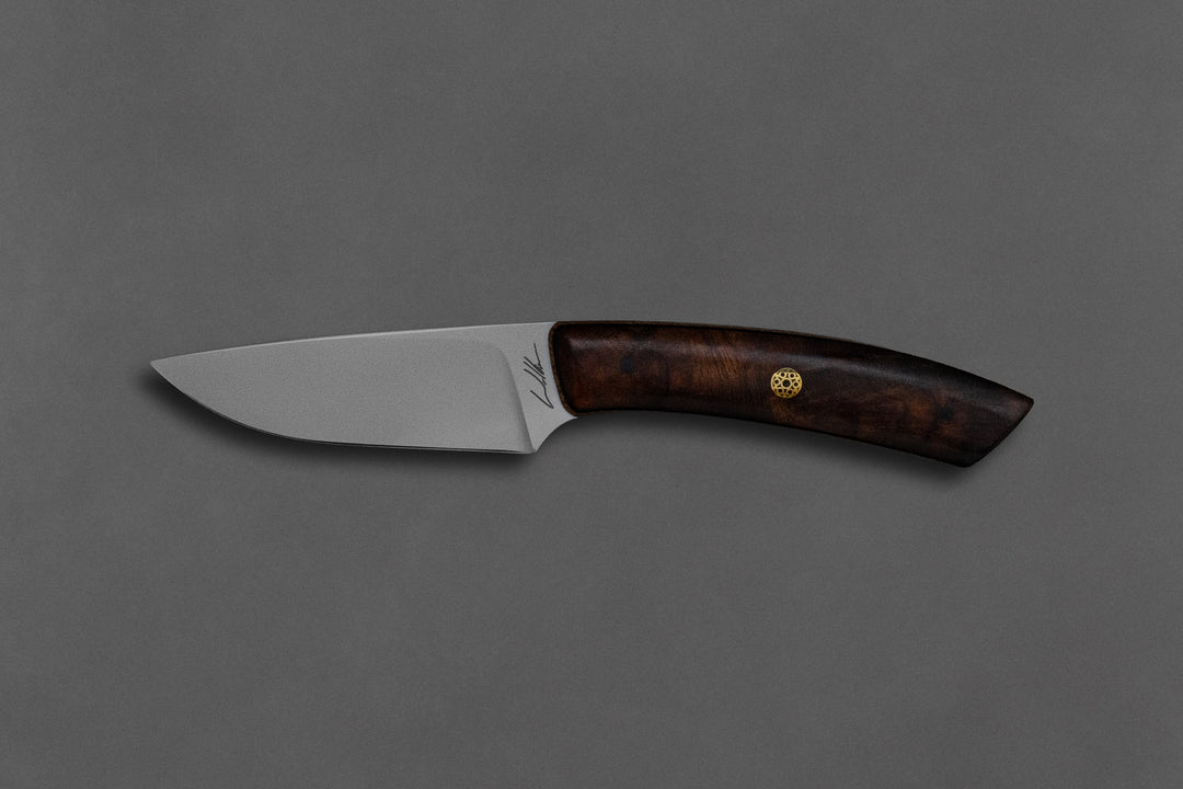 80 mm Stainless Steel Drop Point - Desert Ironwood