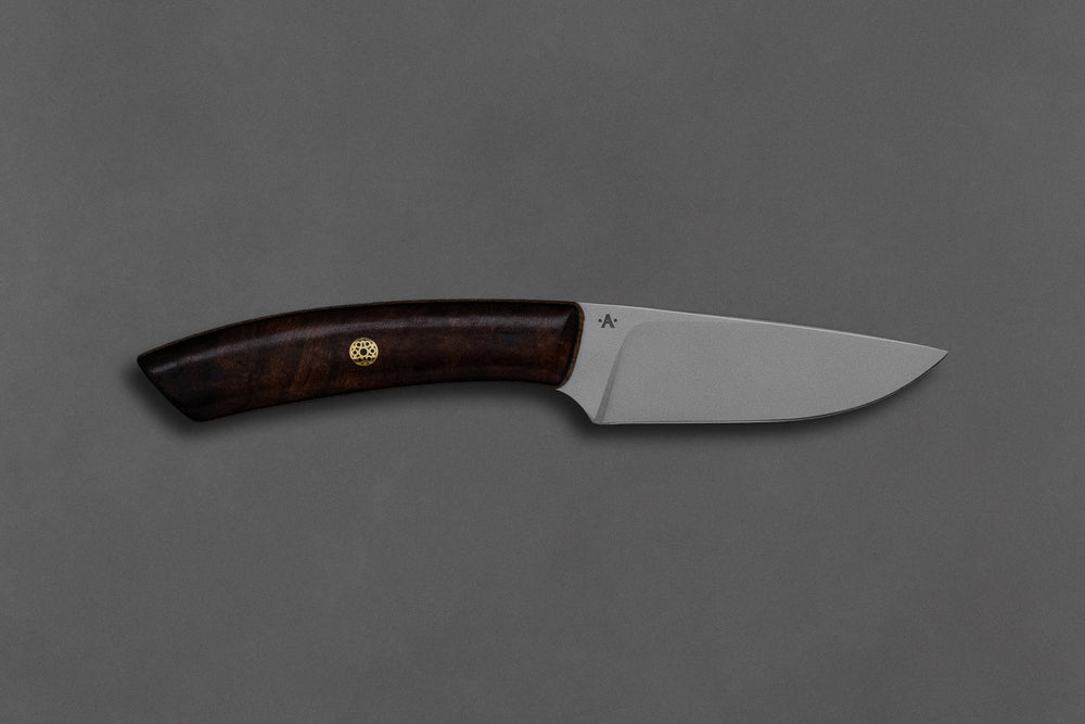 80 mm Stainless Steel Drop Point - Desert Ironwood