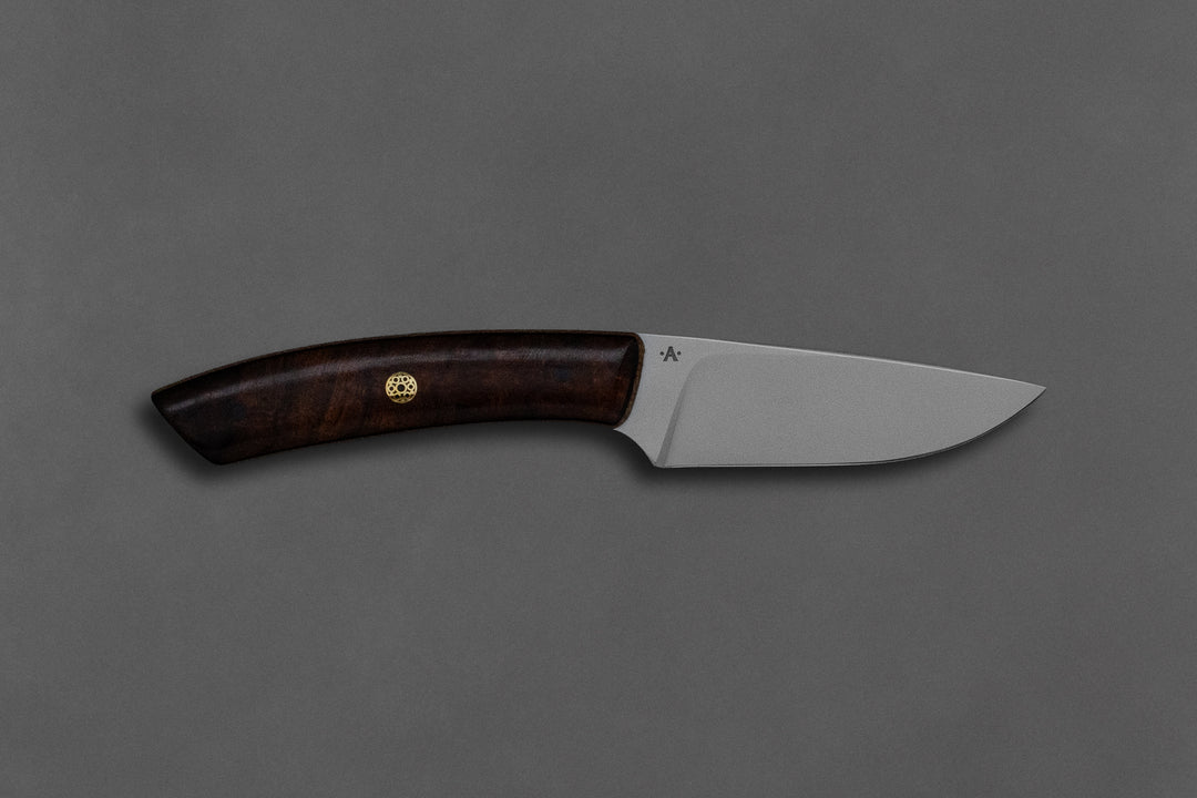 80 mm Stainless Steel Drop Point - Desert Ironwood