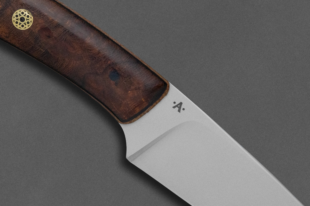 80 mm Stainless Steel Drop Point - Desert Ironwood