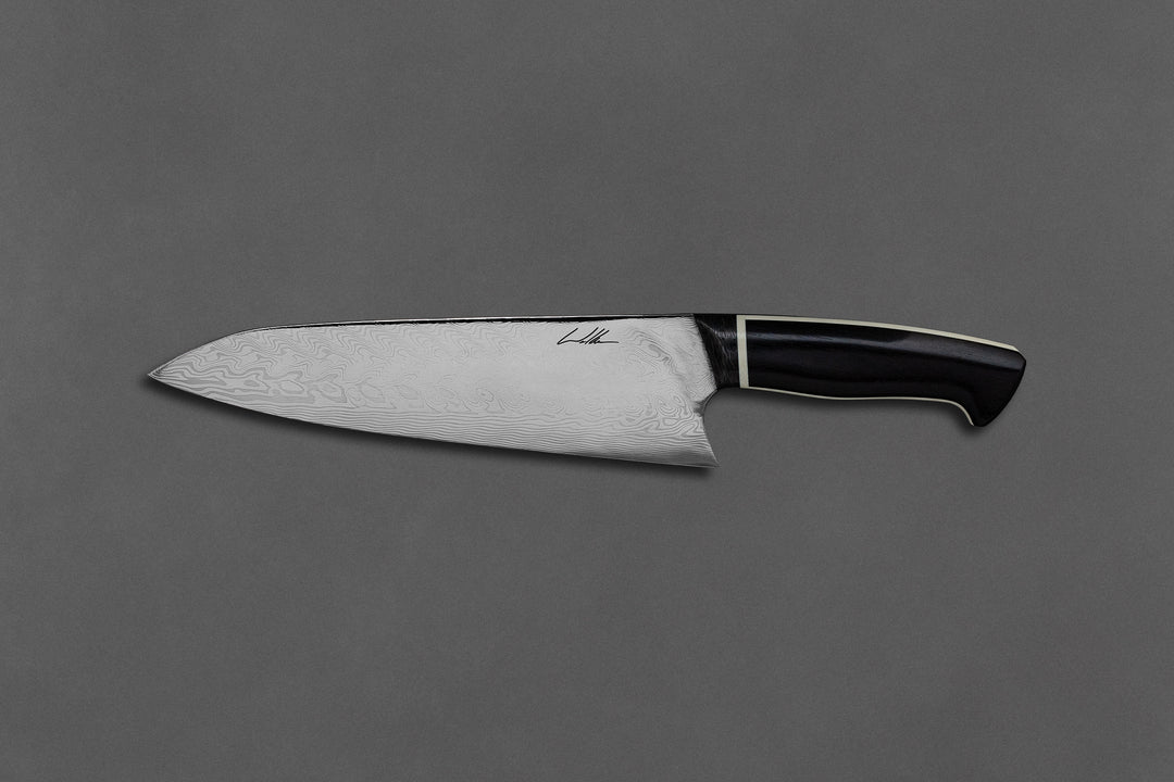 210 mm Damascus Gyuto - African Blackwood