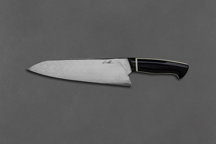 210 mm Damascus Gyuto - African Blackwood