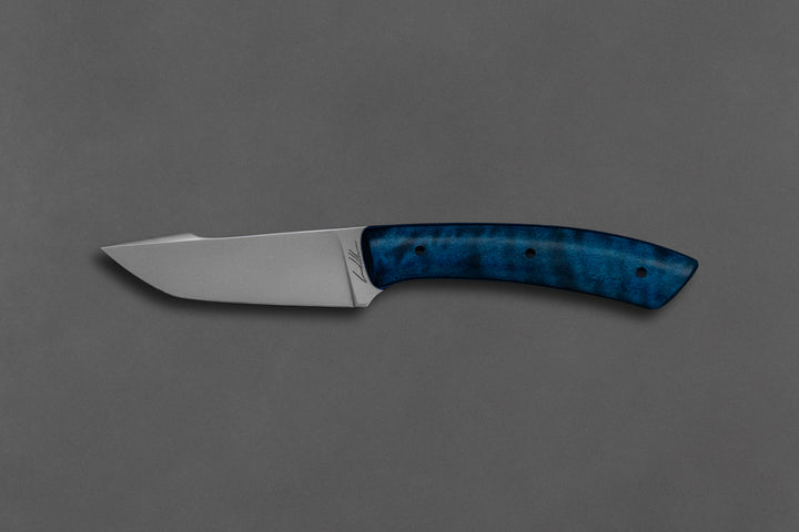 80 mm Stainless Steel Tanto - Dyed Maple