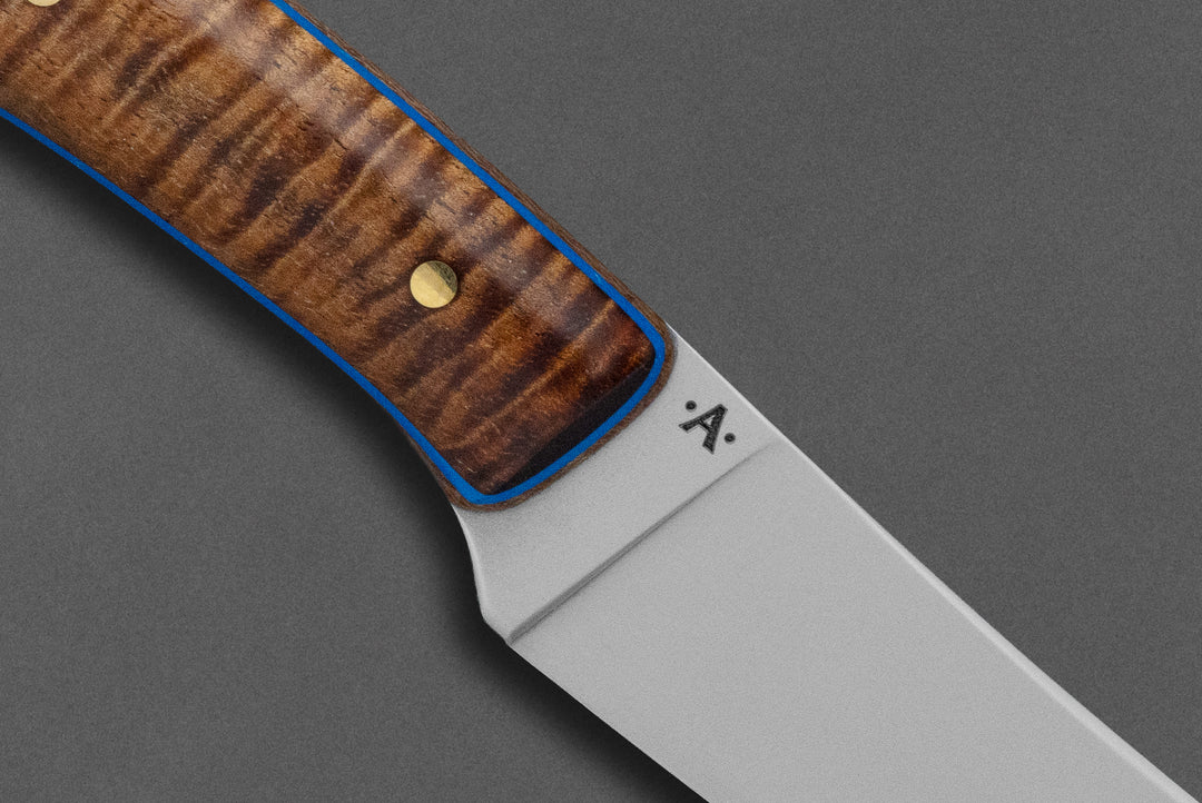 85 mm Stainless Steel Wharncliffe - Koa