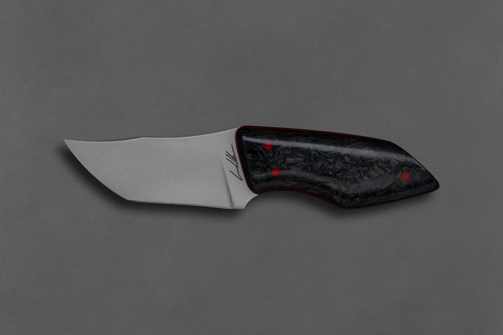 70 mm Stainless Steel Tanto - Carbon Fiber
