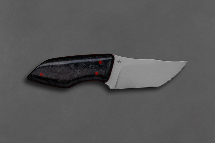 70 mm Stainless Steel Tanto - Carbon Fiber