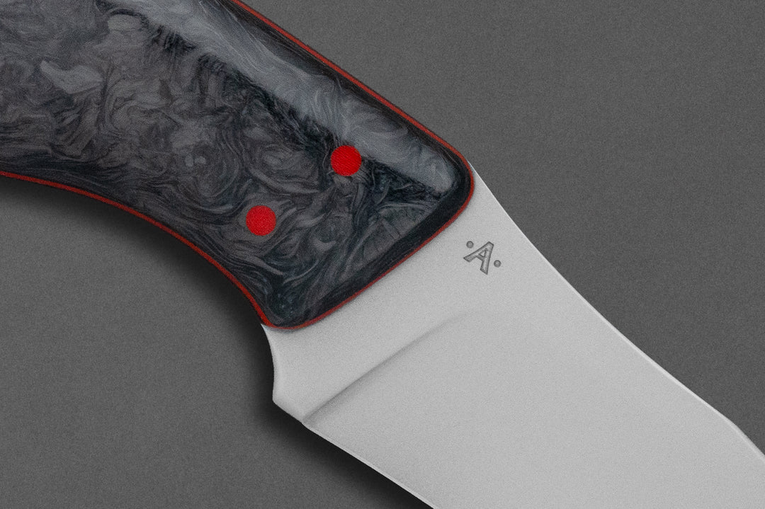 70 mm Stainless Steel Tanto - Carbon Fiber