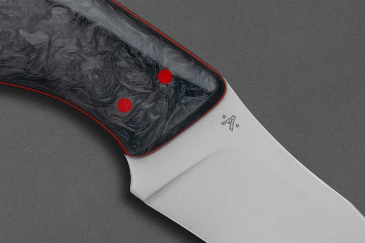 70 mm Stainless Steel Tanto - Carbon Fiber
