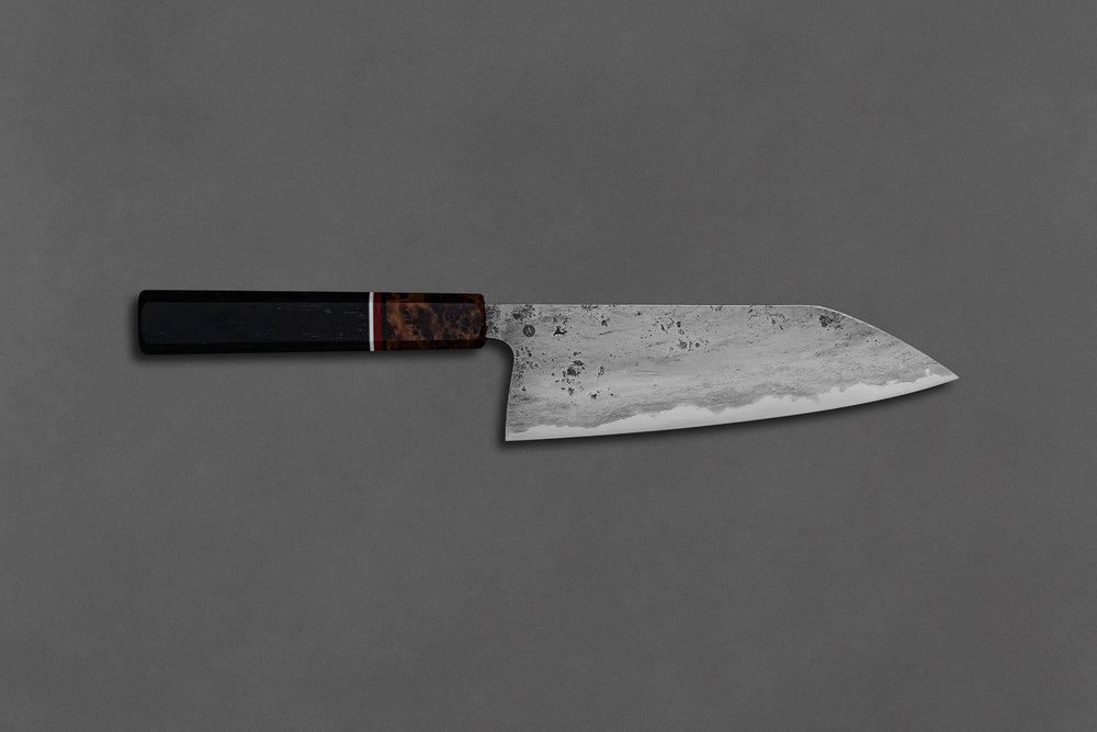 180 mm San Mai Santoku - African Blackwood