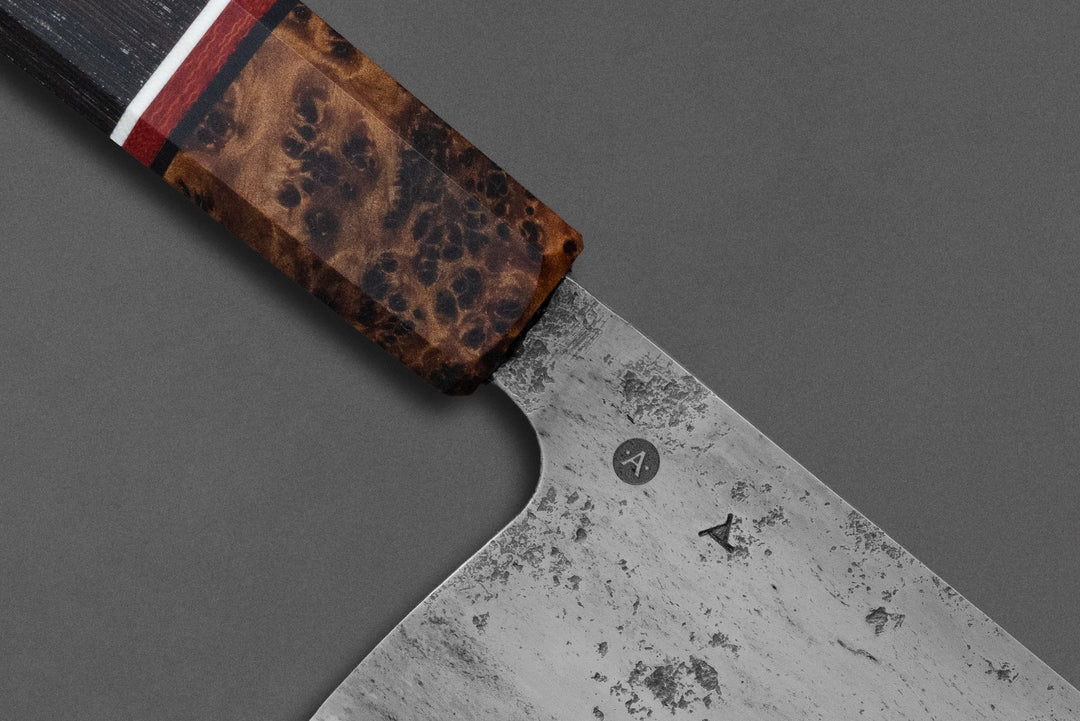 180 mm San Mai Santoku - African Blackwood