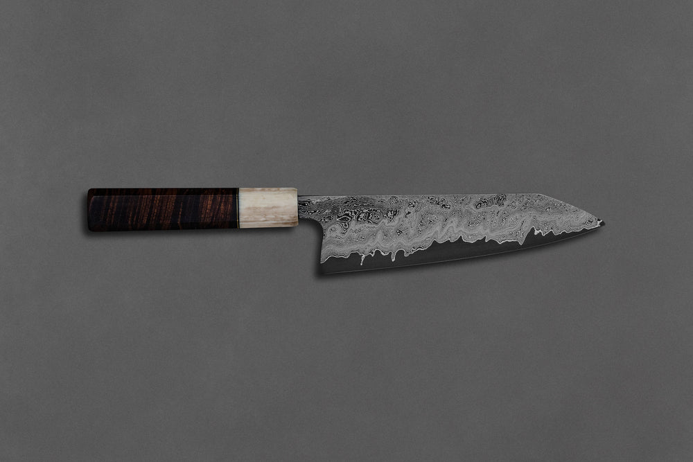 170 mm Damascus Funayuki - Koa