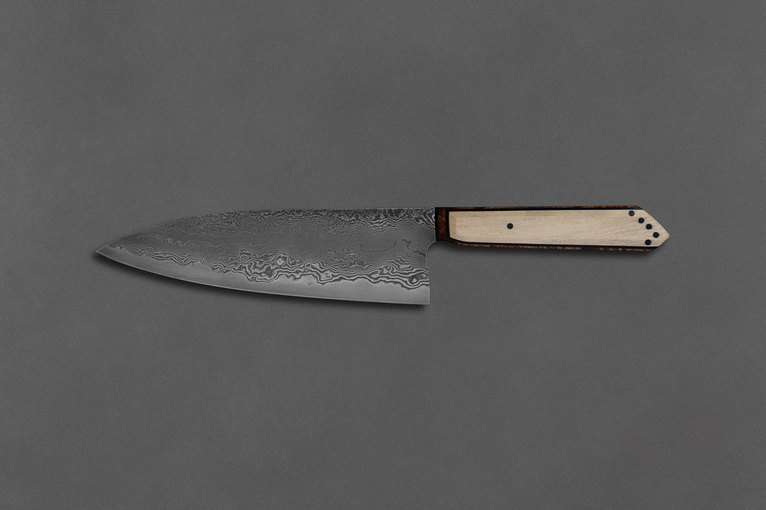 180 mm Damascus Gyuto - Amboyna