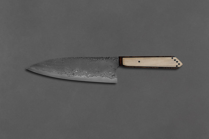 180 mm Damascus Gyuto - Amboyna