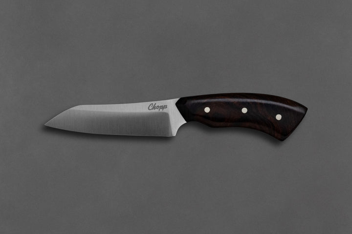 85 mm Stainless Steel Wharncliffe - Desert Ironwood