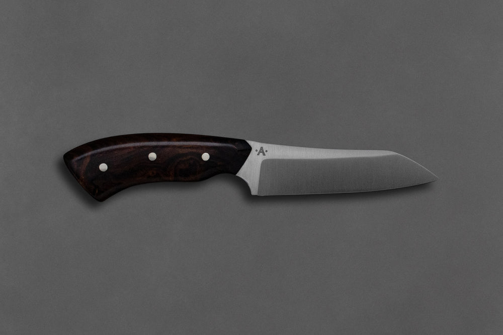 85 mm Stainless Steel Wharncliffe - Desert Ironwood