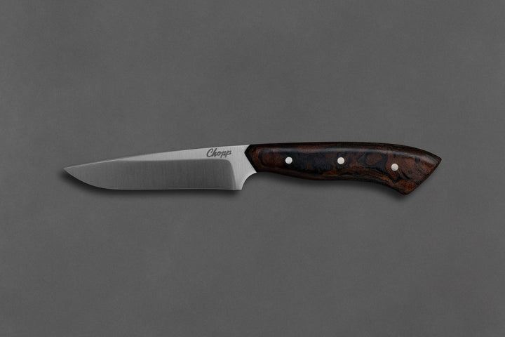95 mm Stainless Steel Drop Point - Micarta
