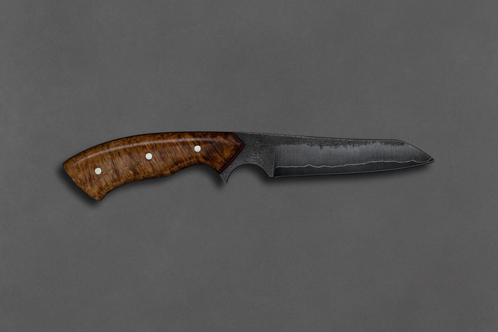 90 mm Carbon Steel Wharncliffe - Amboyna
