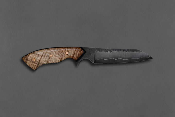 95 mm Carbon Steel Wharncliffe - Tasmanian Blackwood