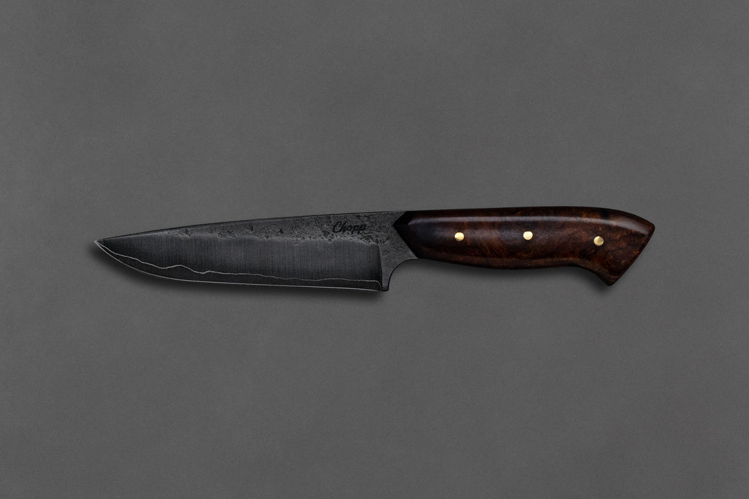 115 mm Carbon Steel Drop Point - Desert Ironwood