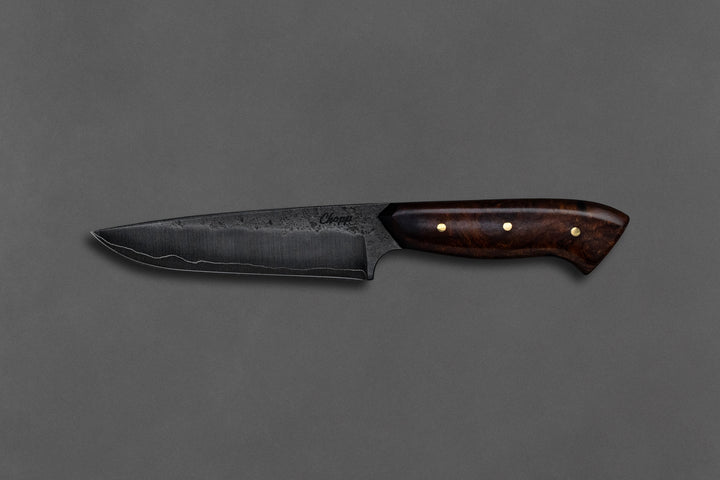 115 mm Carbon Steel Drop Point - Desert Ironwood