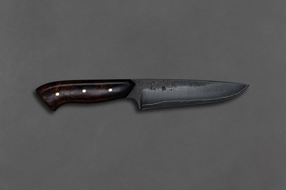 115 mm Carbon Steel Drop Point - Desert Ironwood