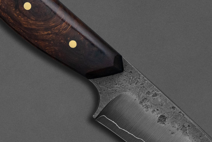 115 mm Carbon Steel Drop Point - Desert Ironwood