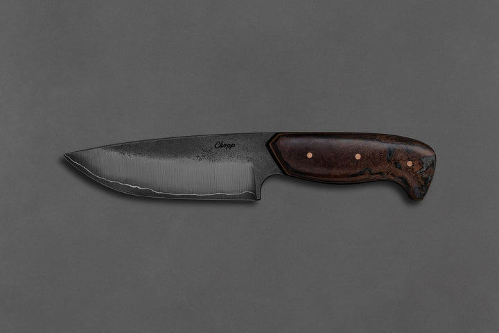 125 mm Carbon Steel Drop Point - Micarta