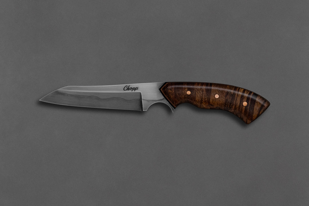 95 mm Carbon Steel Wharncliffe - Koa
