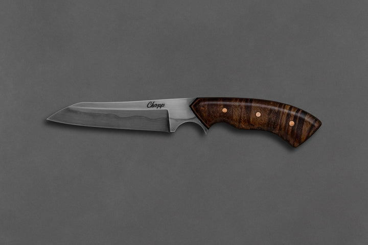 95 mm Carbon Steel Wharncliffe - Koa