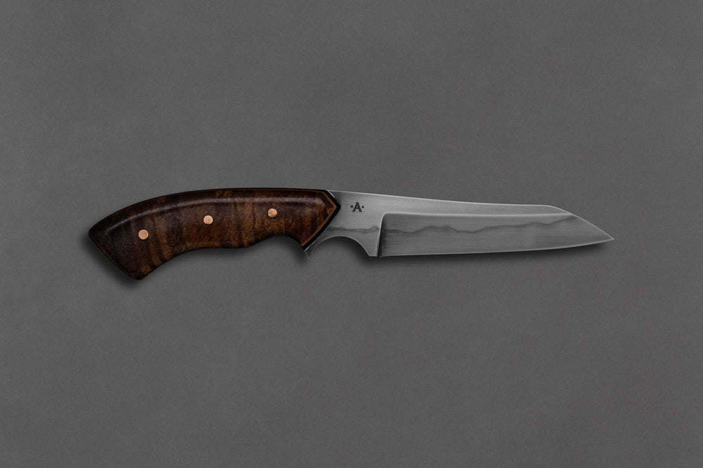 95 mm Carbon Steel Wharncliffe - Koa