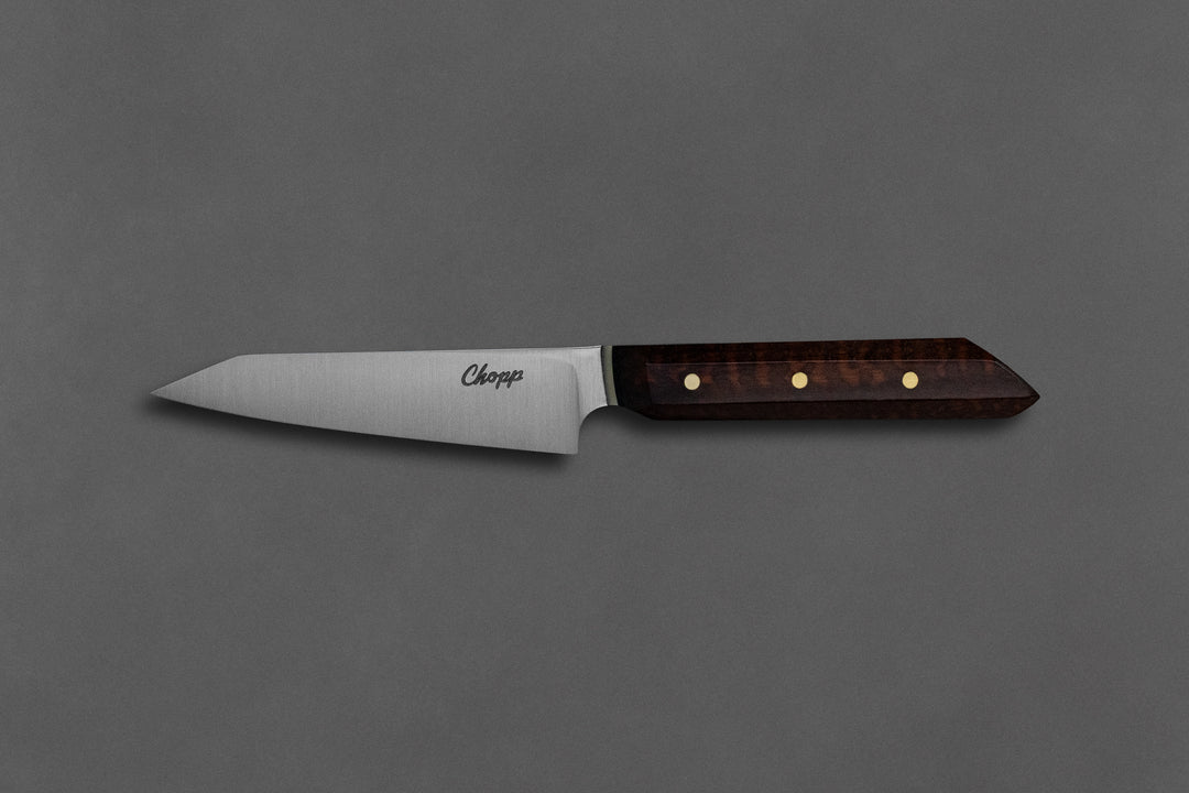 95 mm Stainless Steel Paring - Snakewood