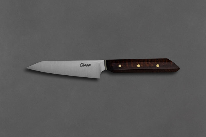 95 mm Stainless Steel Paring - Snakewood