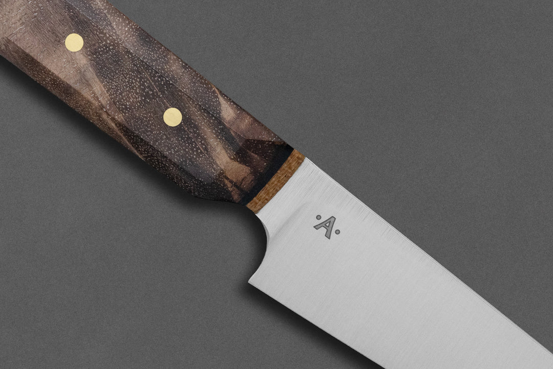 95 mm Stainless Steel Paring - Black Walnut