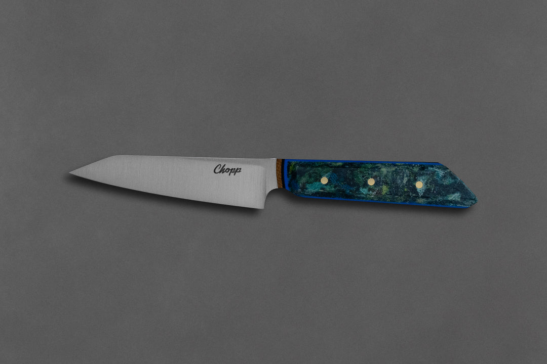 95 mm Stainless Steel Paring - Micarta