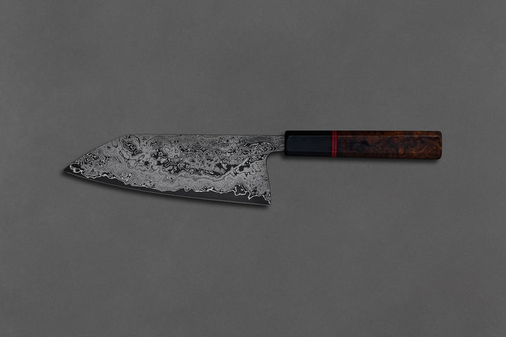 185 mm Carbon Steel Bunka - Desert Ironwood