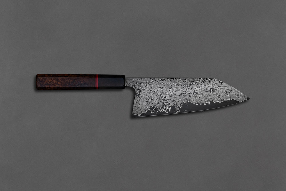 185 mm Carbon Steel Bunka - Desert Ironwood