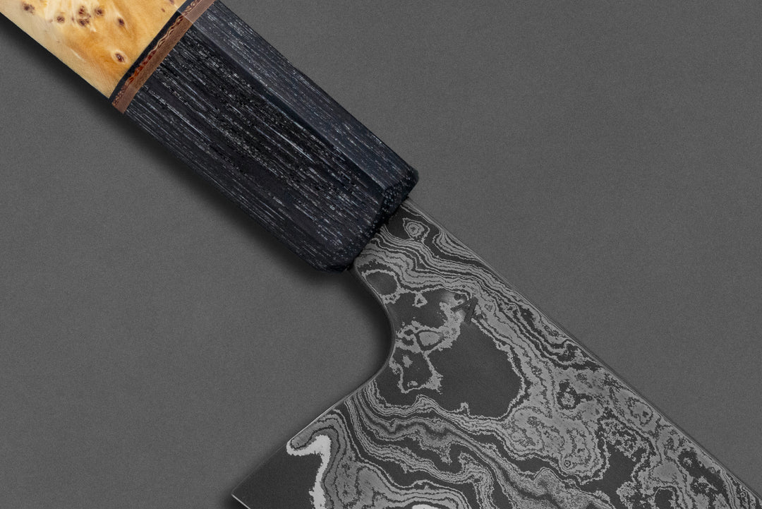230 mm Carbon Steel Gyuto - Huon Pine