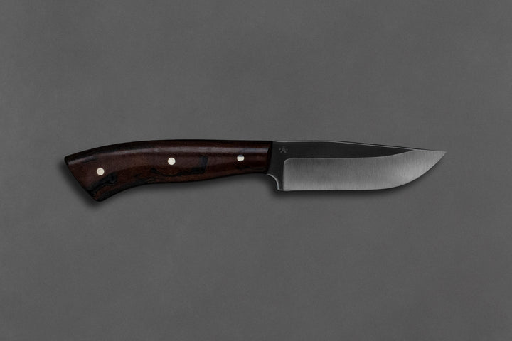 85 mm Carbon Steel Clip Point - Micarta