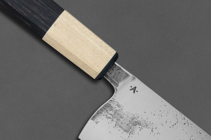 160 mm Carbon Steel Nakiri - Ebony