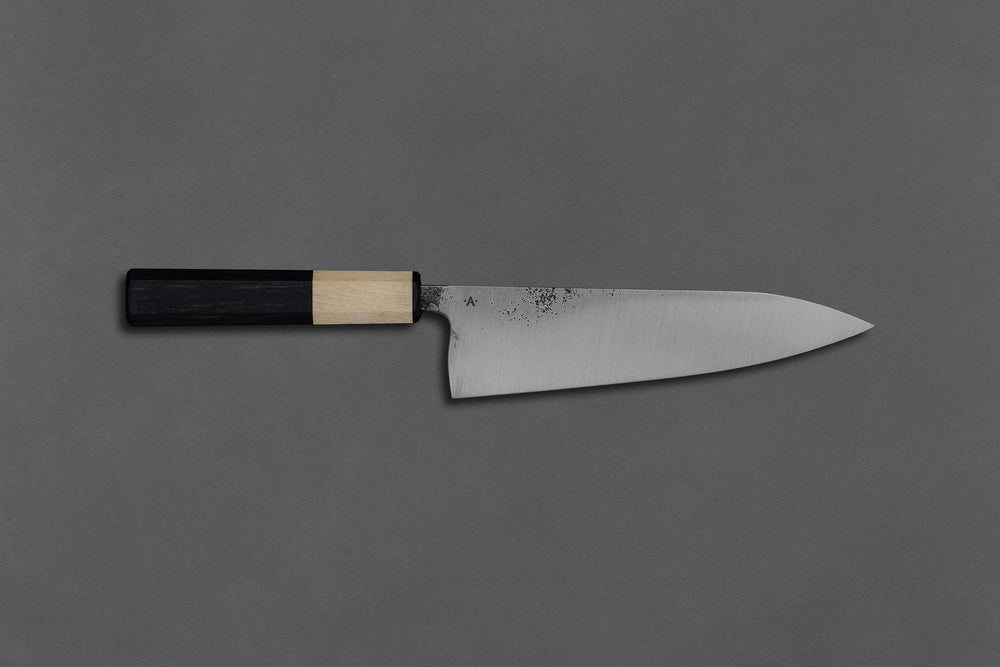 185 mm Carbon Steel Gyuto - Ebony