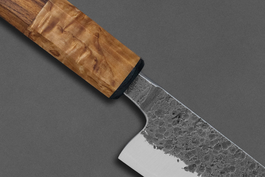 220 mm Carbon Steel Slicer - Desert Ironwood