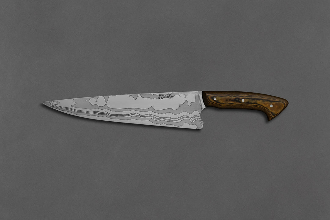 230 mm Damascus Chef - Richlite
